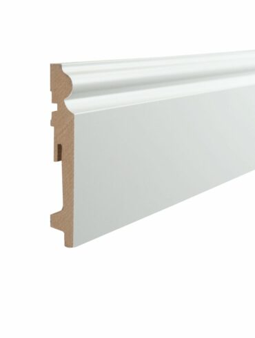 Plinthe exclusive moulurée blanche 120mm 2025