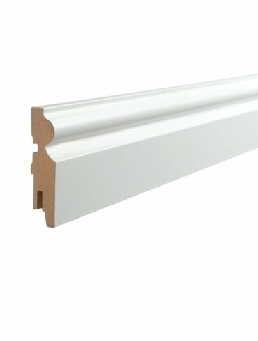 Plinthe exclusive moulurée blanche 75mm 2025